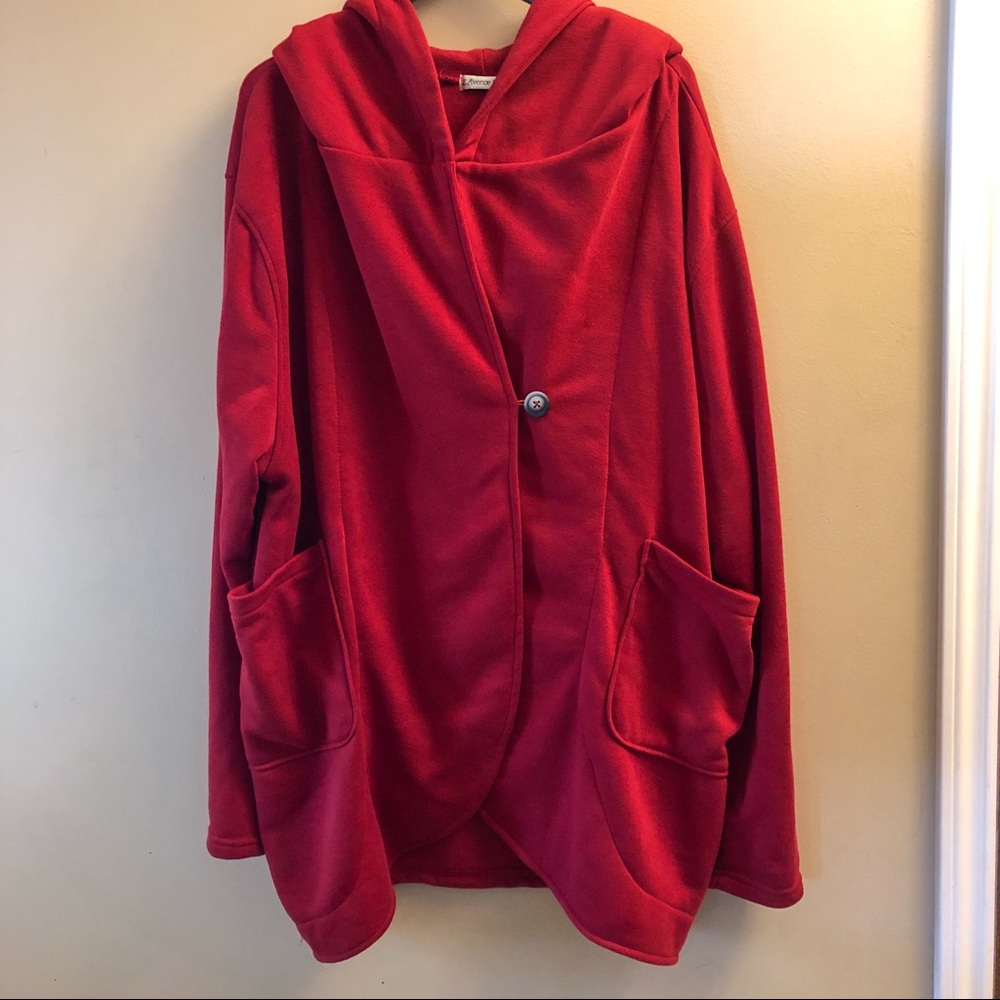 Z Avenue USA 3X Hoodie Jacket Fleece Cozy